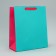Two-color gift package, packaging, “pink-blue”, ml 23 x 27 x 11.5 cm