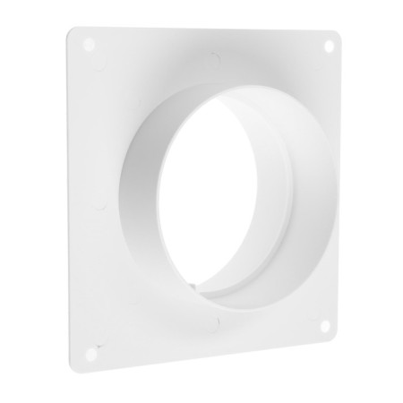 Round channels connector Zein, D = 100 mm, ventilation, with an overhead plate-3