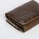 Women's wallet on a magnet, brown color