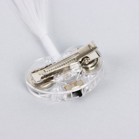 Hair strand on a hairpin, luminous, 3.5 x 33 cm-4