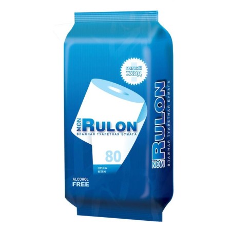 Toilet paper Mon Rulon, wet, 80 pcs.