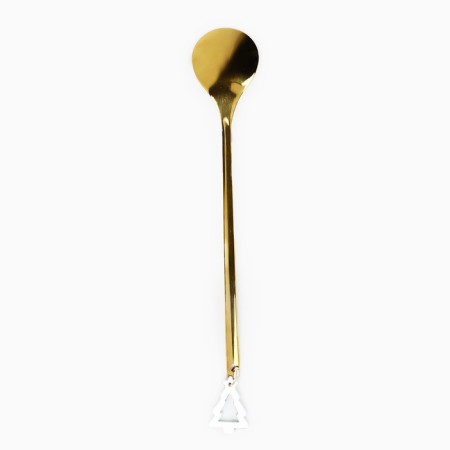 Souvenir New Year spoon "Happy New Year!", 14.8 x 2.7 cm-3