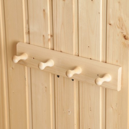 Ban "Classic" 4 hooks, linden, 35x6.5x7cm-1
