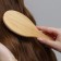 Massage comb “SWAR”, 8.2 × 23.3 cm, color “Light Wood”/Black