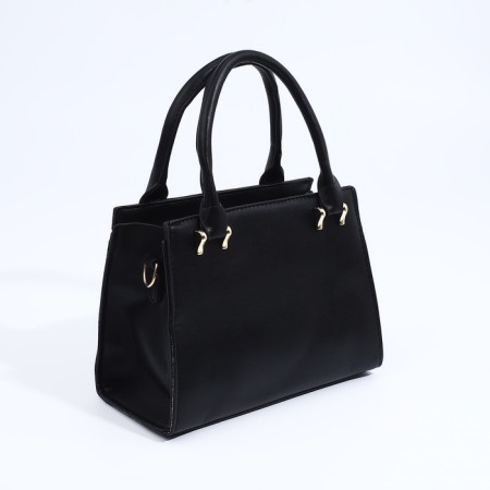 Bag Female Tout with zipper, black color-1