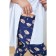 Female legins, size 66, dark blue color