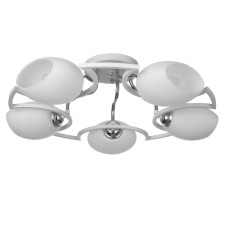 Люстра 2781/5 E27 40Вт бело-хромовый 55х55х25 см BayerLux