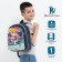 Baby backpack on lightning, blue color