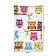 Decorative panel with photo printing "Sleepy owls", vertical, size 100x150 cm