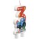 Candle in the cake number 3 "Happy Birthday", Blue Tractor, 8.5 × 5 cm
