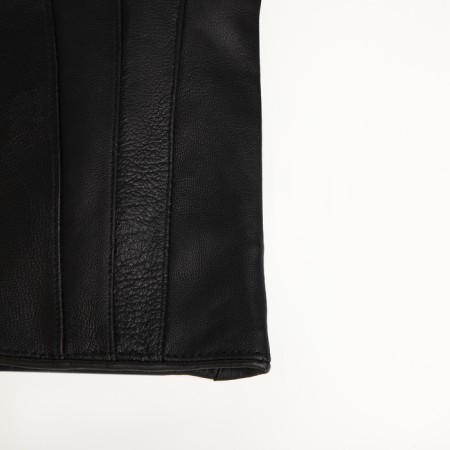 Female gloves, size l, with insulation, black color-2