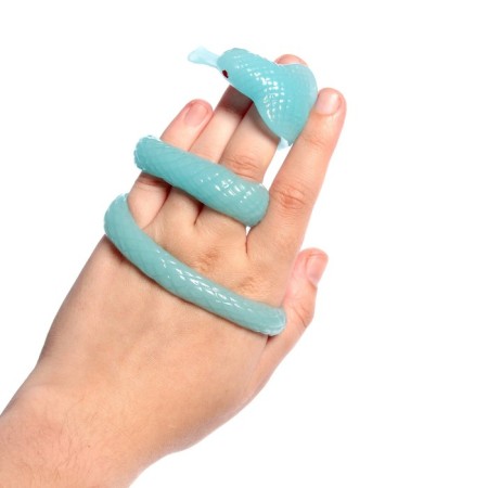 Velcro "snake", glows in the dark, mix-2