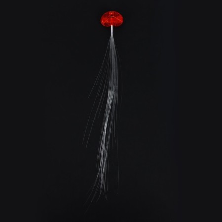 Hair strand on a hairpin, luminous, 3.5 x 33 cm-8