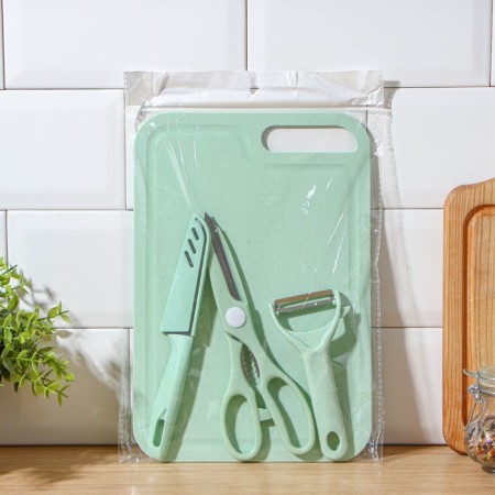 A set of kitchen accessories "for the kitchen", 4 in 1, color mix-7