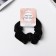 Hair elastic band "orbit" elite stripes tenderness, 10 cm, black