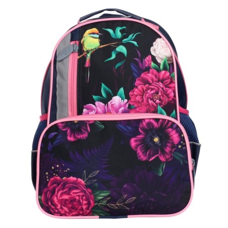 School backpack, 37 x 26 x 13 cm, ergonomic back, calligrata orth "flowers"-6