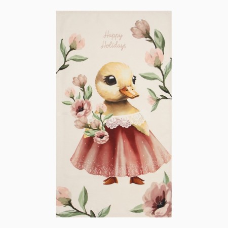 Kuzh. Etel towel "Happy Holidys" 40x70 cm, 100% HL, 190g/m2-1