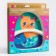 Baby Bamboo plate "Baby", 2 sections, mix