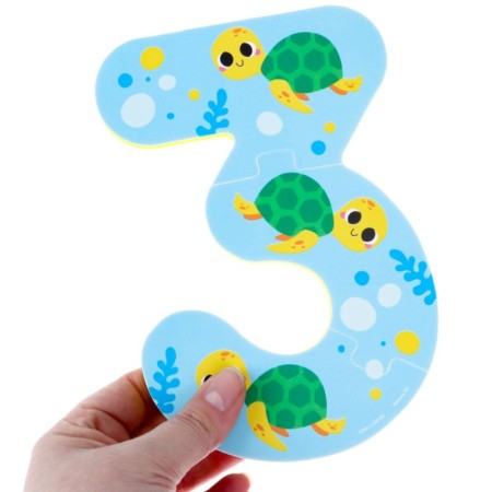 Soft puzzle for kids “Learning numbers: animals”, 5 puzzles, crumb me-11