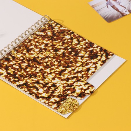 Photo album on spirals 20 sheets "My zoloto" volumetric element + 4 tabs 24x24 cm-5