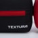 Board children's belt on a zipper, textura, outer pocket, black/red color