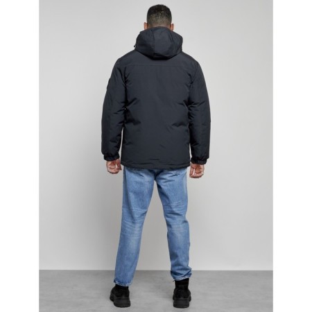 Male jacket, size 58, dark blue color-3