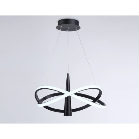 LED LED LED suspended Ambrella Comfort Linetech FL5368 with a remote control, 47W, LED, Black Color Black-2