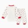 Kit for children (longshit, trousers), white/red color, height 92 cm