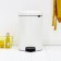 Brabantia Newcon bucket, plastic inner bucket, with a pedal, white color, 20 liters