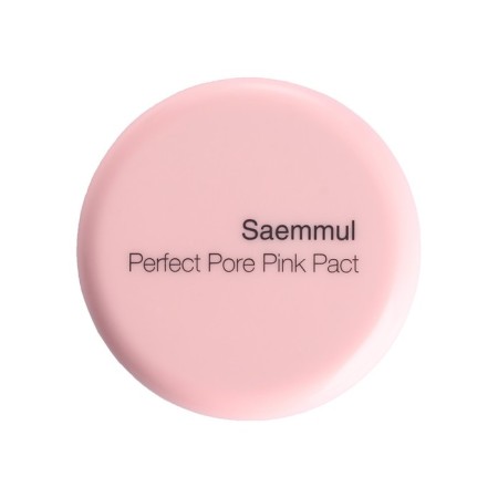 Pink powder with kalamin for problem skin Saemmul Perfect Pore Pink Pact, 11 gr.