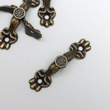 Metal casket handle (set 4 pcs) 4.2x0.7x0.5 cm