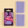 Candles for the cake, lilac, 16 pcs., 0.5 x 6.5 cm.