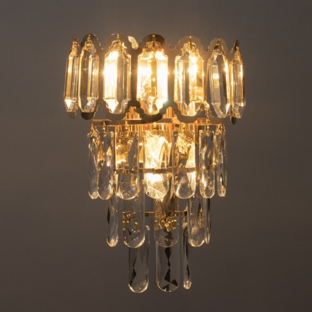 Bra "Tiara" E14 40W gold 29x21x21cm-2