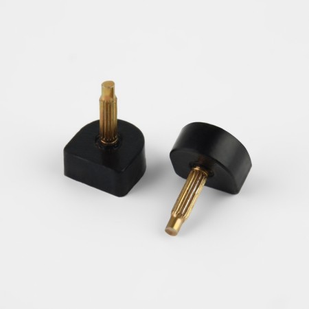 Heels for heels, 12 × 12 × 6 mm, 2 pcs, black color-1