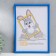 Photo frame plastic L-4 21x30 cm blue (plastic screen)