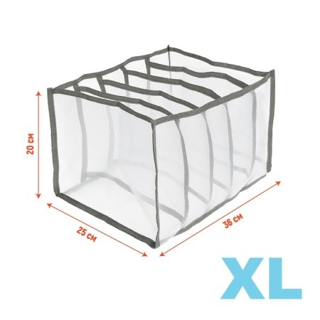 Organizer for storing underwear 36x25x20cm, nylon-1