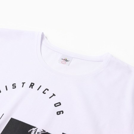 T-shirt male, white color, rr 54-1