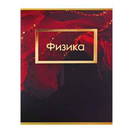 A set of object notebooks Calligata TOP "Dark marble", 48 sheets, 10 items, with reference material, covered cardboard, SoftT-Touch covering with gold foil, offset block-17
