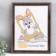 Photo frame Plastic "Gold Mix" 30x40 cm, Karelian birch
