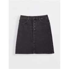 Юбка джинсовая женская на пуговицах Conte Elegant, размер L, цвет washed black