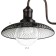 Bra "Glori" 1x60W E27 Black 25x18x16cm