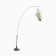Toy tearing for cats on a suction cup with a pen "Kitik", Green, 94 cm