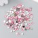 Decor for creativity in the bottle "Rhinas. Light pink" set 500 pcs d = 0.5 cm 7x2x2 cm