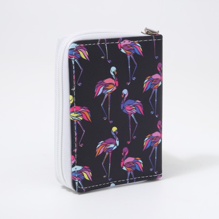 Children's wallet with lightning, black color-1