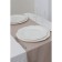 Porcelain plate Magistro "Study", D = 20 cm, white color