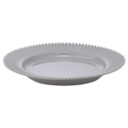 Set of plates Tkano Edge, 26 cm, 2 pcs, dark gray color-4
