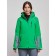 Ski jacket female winter, size 44, green color