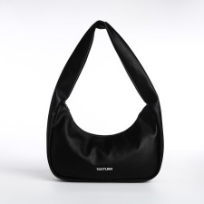 Women's bag Textura, baguette, small size, black color