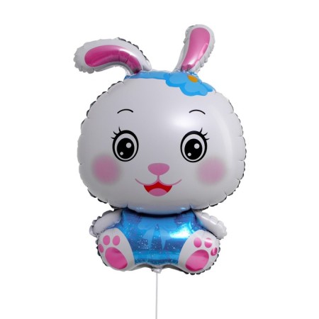 Foil ball 32 "Sweet bunny", the color of the blue