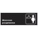 Signs "Women's locker room", matte, 300 × 100 mm